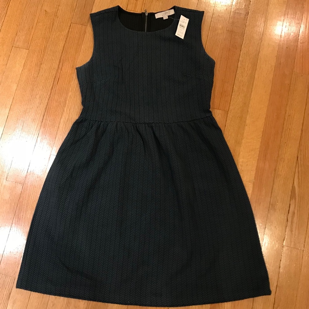 Loft | Chevron Jacquard Skirt Dress